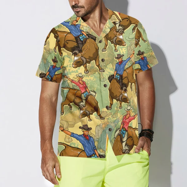 Rodeo Texas Flag Hawaiian Shirt, Stylish Texas Shirt For Texas Lovers - Image 4