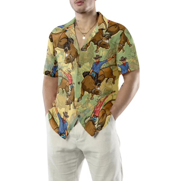 Rodeo Texas Flag Hawaiian Shirt, Stylish Texas Shirt For Texas Lovers - Image 5