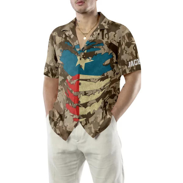 Proud To Be A Texan Texas Custom Hawaiian Shirt, Unique Texas Shirt For Texas Lovers - Image 4