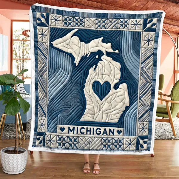 Best Michigan Design Quilt MCG92 - Image 2