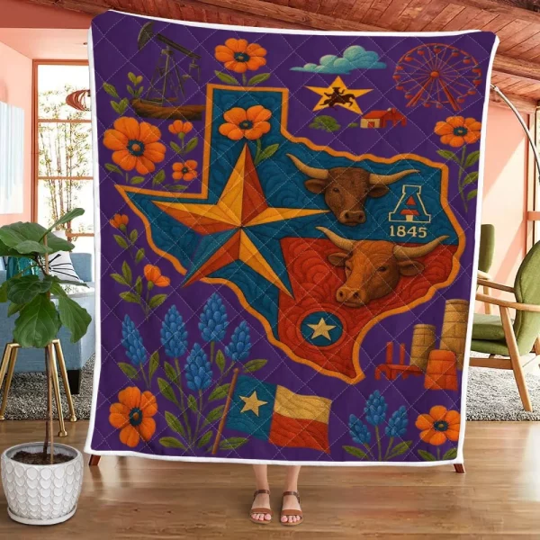 Best Texas Design Quilt TXQ3 - Image 44