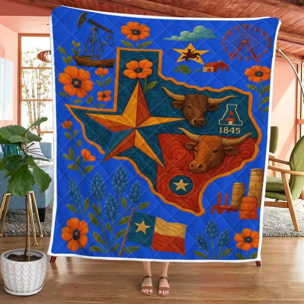 Best Texas Design Quilt TXQ3 - Image 8