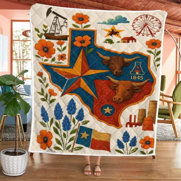 Best Texas Design Quilt TXQ3 - Image 24