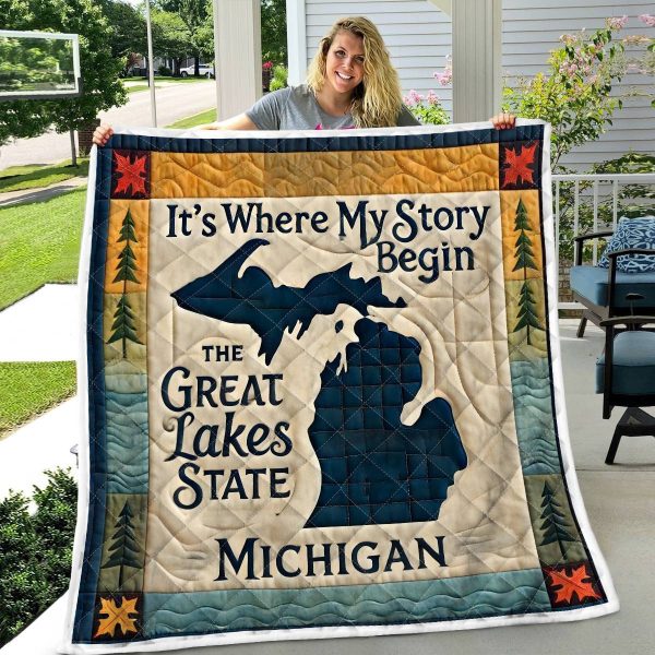 Best Michigan Design Quilt MCG32