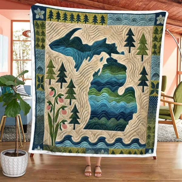 Best Michigan Design Quilt MCG34 - Image 2