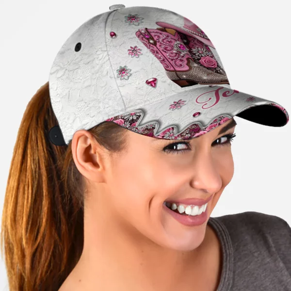 Cowgirl Boots - Personalized Cowgirl Classic Cap - Image 3