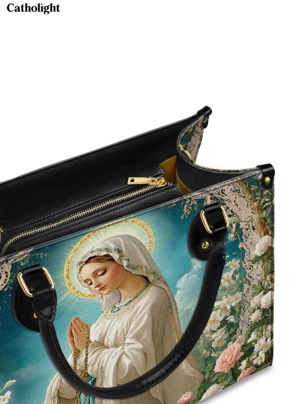 Lady Of Lourdes Leather Bag - Image 2