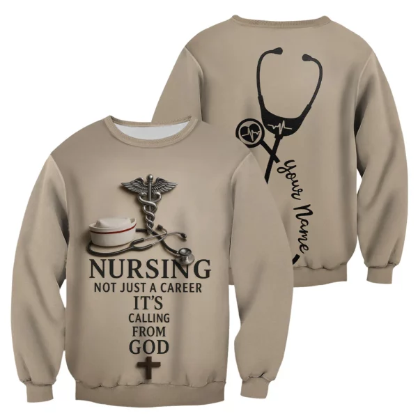 Christian Nurse Shirt - Nursing Is a Calling from God - Gift for Women RN CNA LPN - Image 6