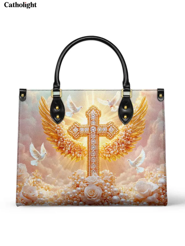 Dove of Peace Leather Bag
