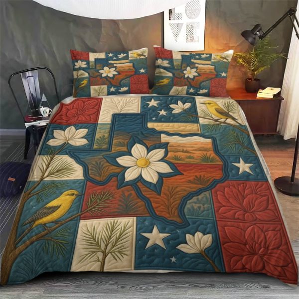 Best Texas Design Bedding Set Quilt TXBQ36 - Image 3