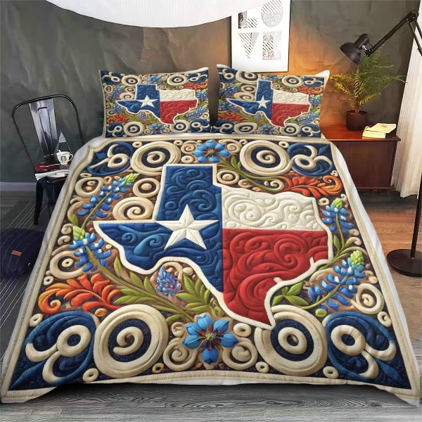 Best Texas Design Bedding Set Quilt TXBQ48 - Image 3