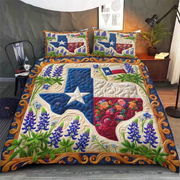 Best Texas Design Bedding Set Quilt TXBQ35 - Image 3