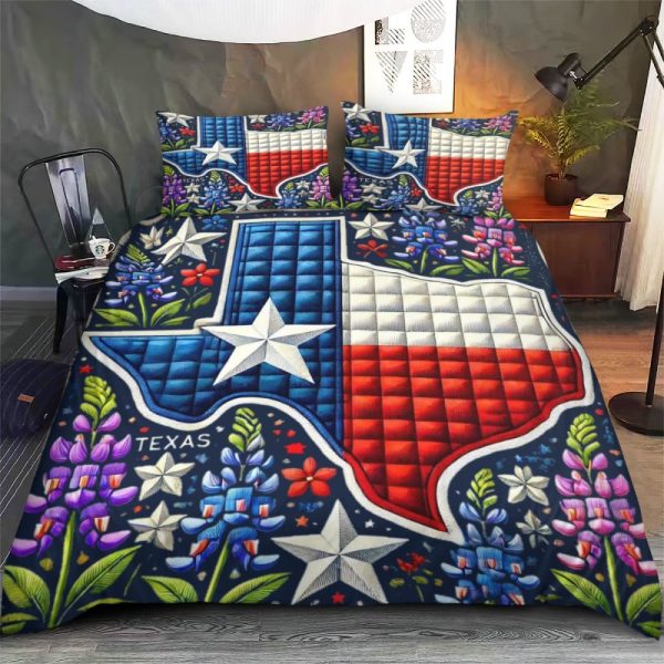 Best Texas Design Bedding Set Quilt TXBQ29 - Image 3