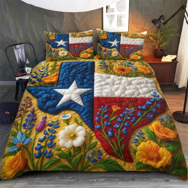 Best Texas Design Bedding Set Quilt TXBQ34 - Image 3