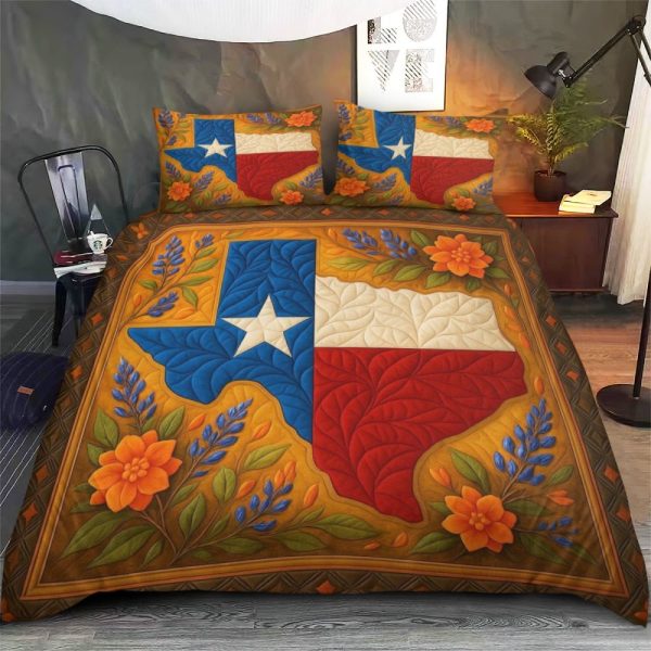 Best Texas Design Bedding Set Quilt TXBQ20 - Image 3