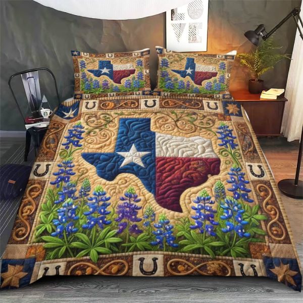 Best Texas Design Bedding Set Quilt TXBQ38 - Image 3