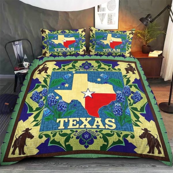 Best Texas Design Bedding Set Quilt TXBQ21 - Image 3