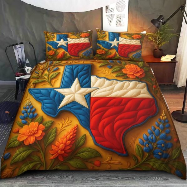 Best Texas Design Bedding Set Quilt TXBQ81 - Image 3