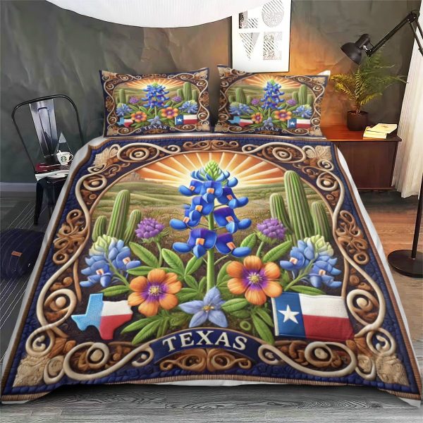 Best Texas Design Bedding Set Quilt TXBQ46 - Image 3