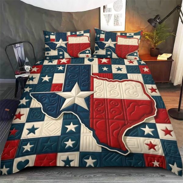 Best Texas Design Bedding Set Quilt TXBQ11 - Image 2