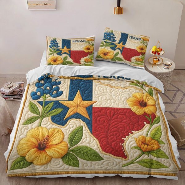 Best Texas Design Bedding Set Quilt TXBQ65 - Image 3