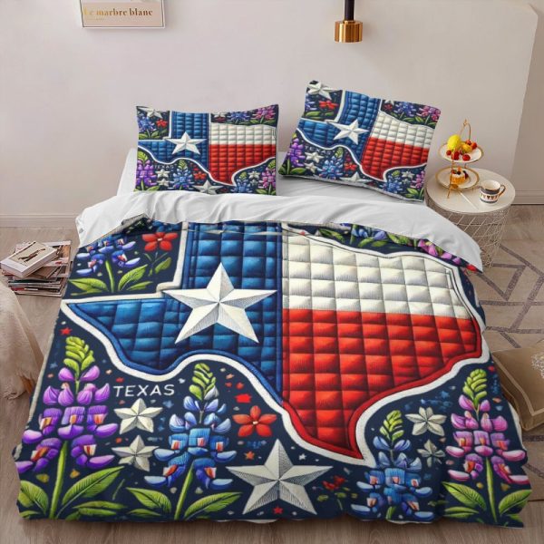 Best Texas Design Bedding Set Quilt TXBQ29 - Image 2