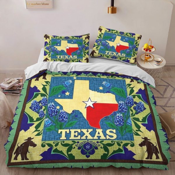 Best Texas Design Bedding Set Quilt TXBQ21 - Image 2