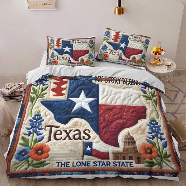 Best Texas Design Bedding Set Quilt TXBQ50 - Image 2