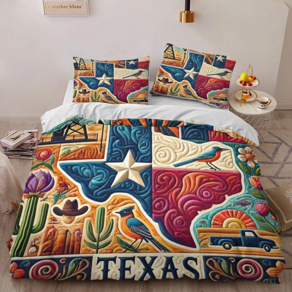 Best Texas Design Bedding Set Quilt TXBQ1