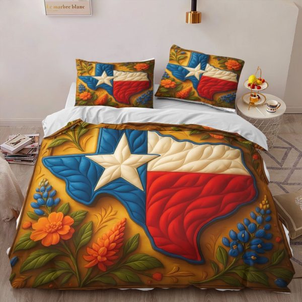 Best Texas Design Bedding Set Quilt TXBQ81 - Image 2