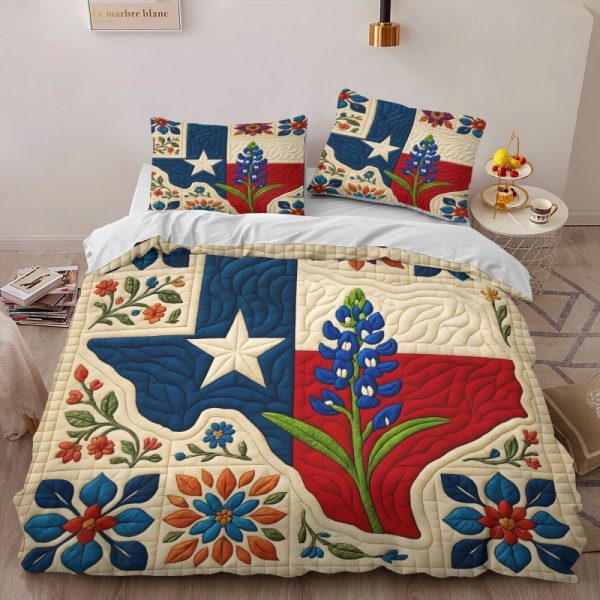 Best Texas Design Bedding Set Quilt TXBQ6 - Image 3