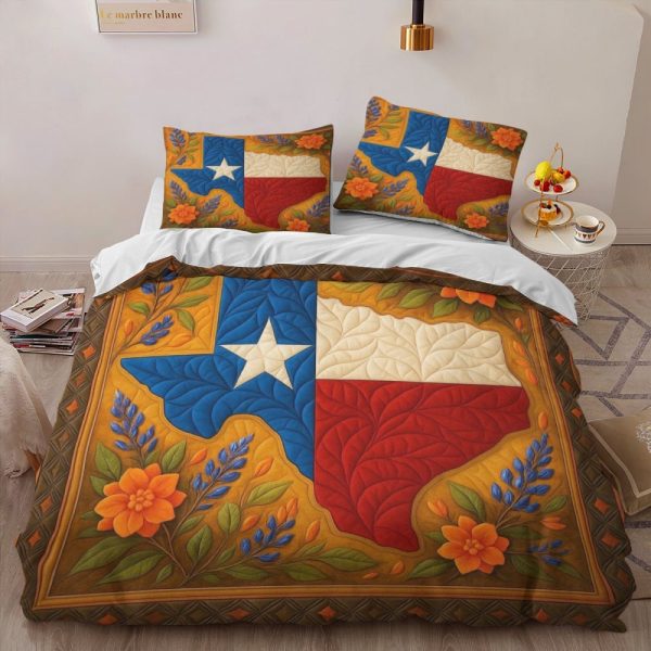 Best Texas Design Bedding Set Quilt TXBQ20 - Image 2