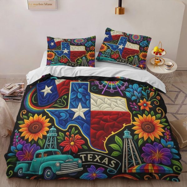 Best Texas Design Bedding Set Quilt TXBQ25 - Image 3