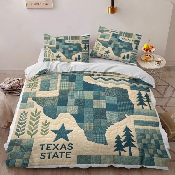 Best Texas Design Bedding Set Quilt TXBQ57 - Image 3