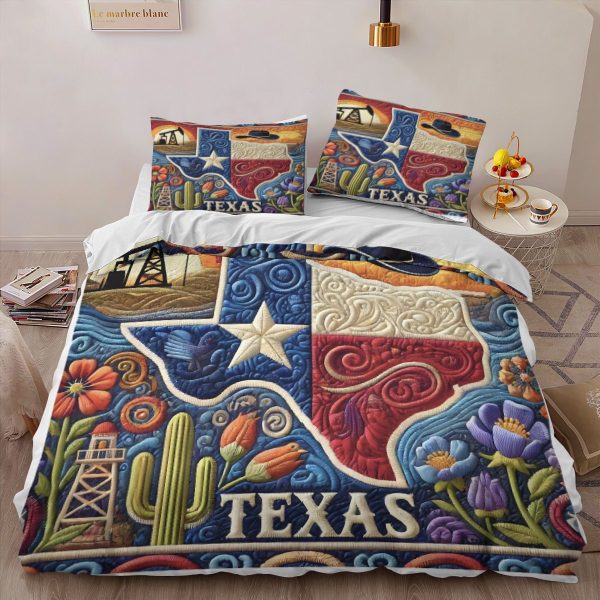 Best Texas Design Bedding Set Quilt TXBQ69 - Image 2