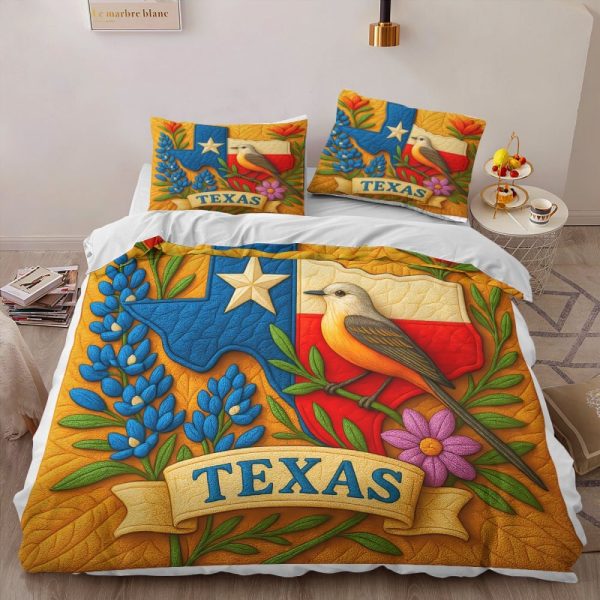 Best Texas Design Bedding Set Quilt TXBQ72 - Image 3