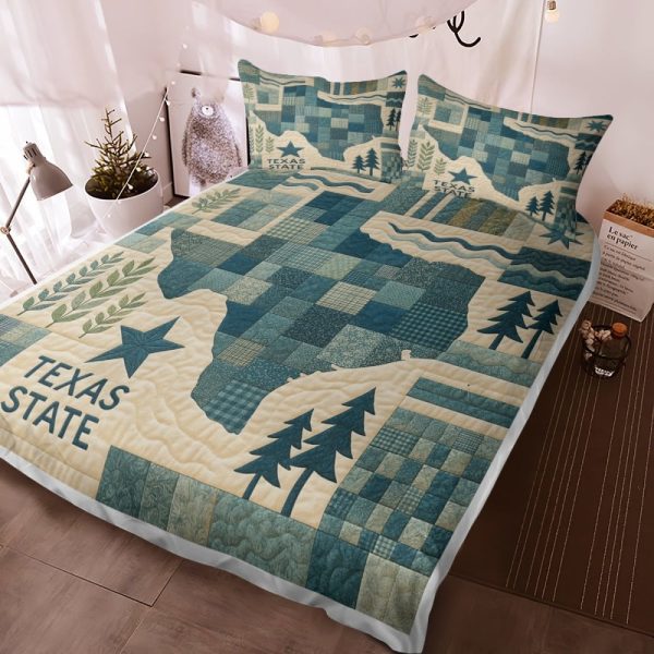 Best Texas Design Bedding Set Quilt TXBQ57