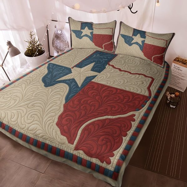 Best Texas Design Bedding Set Quilt TXBQ43