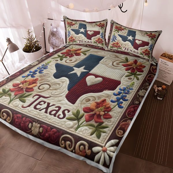 Best Texas Design Bedding Set Quilt TXBQ51