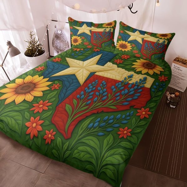 Best Texas Design Bedding Set Quilt TXBQ73
