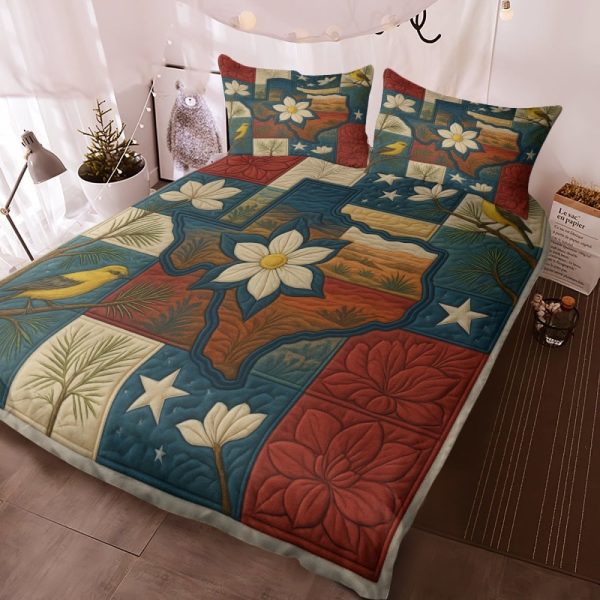 Best Texas Design Bedding Set Quilt TXBQ36