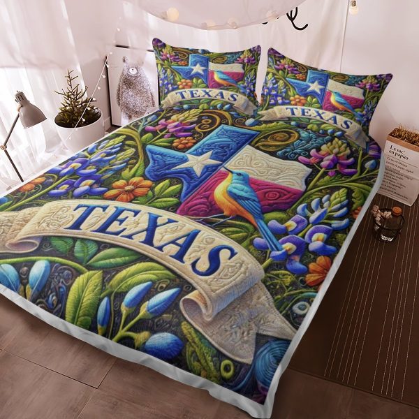Best Texas Design Bedding Set Quilt TXBQ53