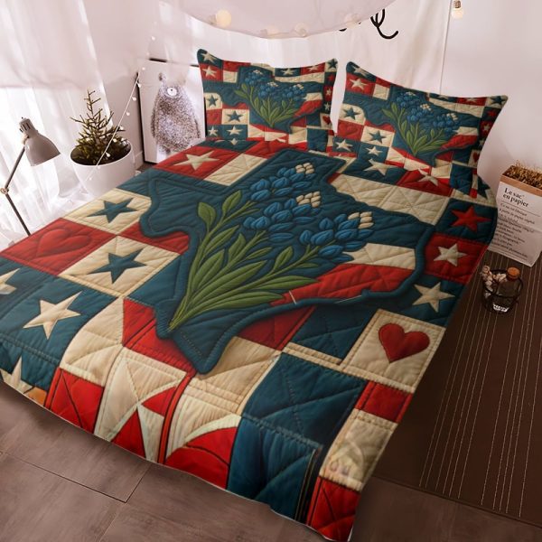 Best Texas Design Bedding Set Quilt TXBQ74