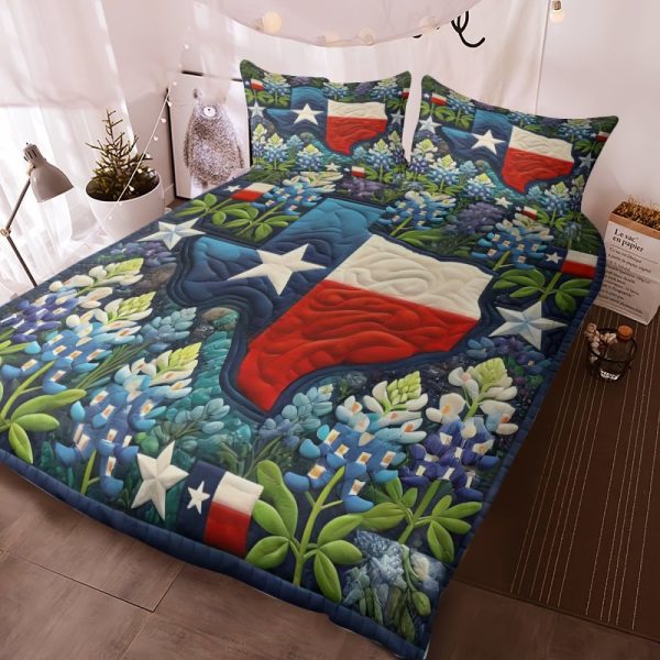 Best Texas Design Bedding Set Quilt TXBQ75