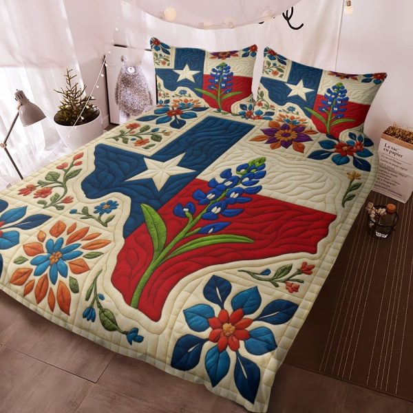 Best Texas Design Bedding Set Quilt TXBQ6