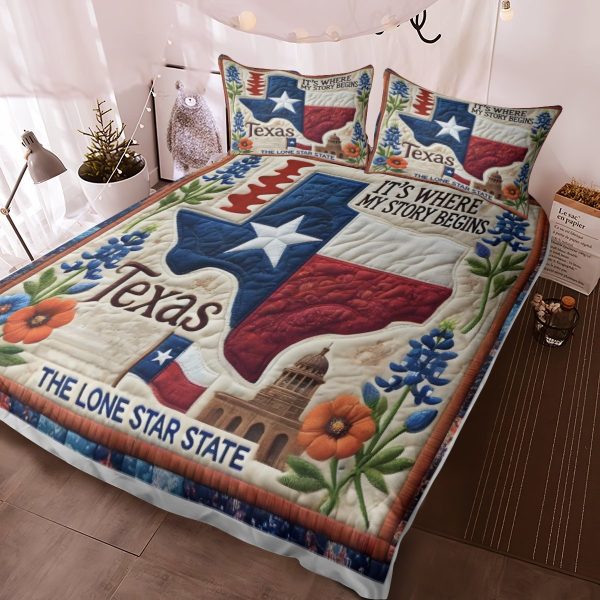Best Texas Design Bedding Set Quilt TXBQ50