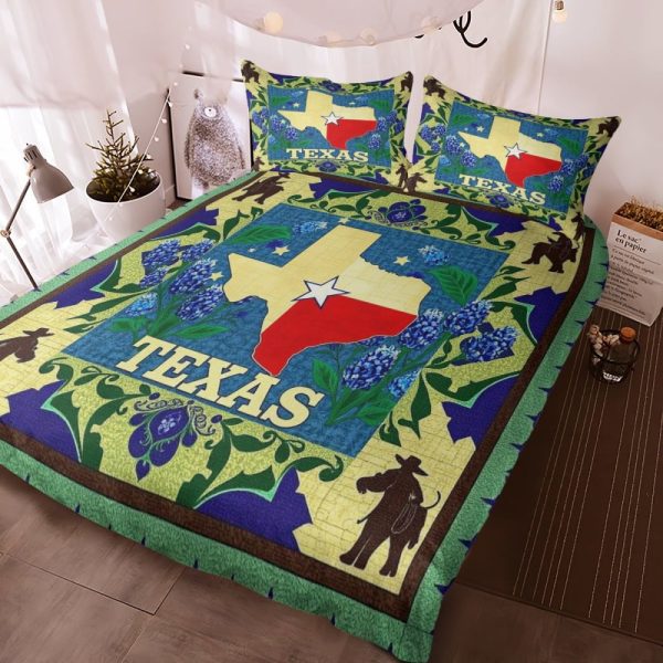 Best Texas Design Bedding Set Quilt TXBQ21