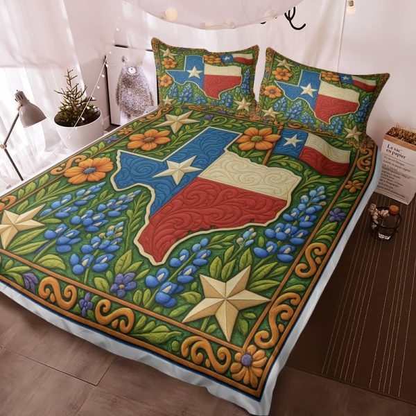 Best Texas Design Bedding Set Quilt Blanket Duvet Cover TXBQ64