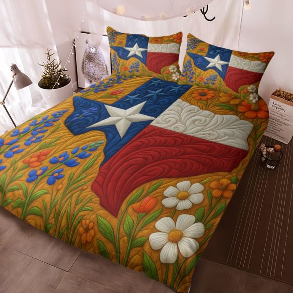 Best Texas Design Bedding Set Quilt TXBQ79