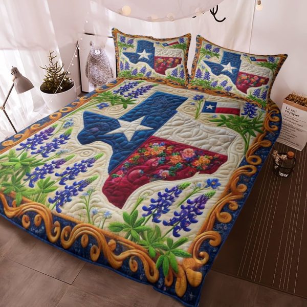 Best Texas Design Bedding Set Quilt TXBQ35